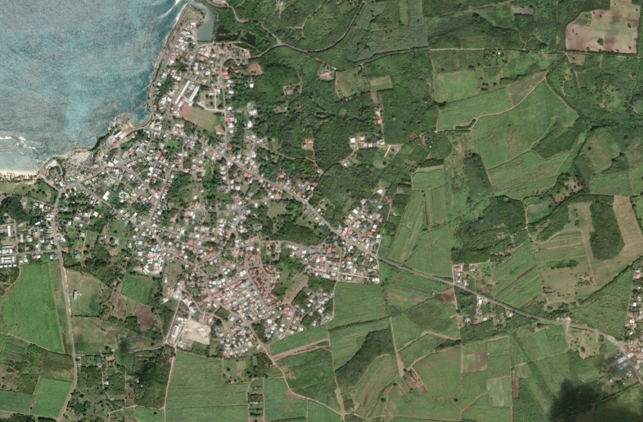 Satellite view of Anse Bertrand