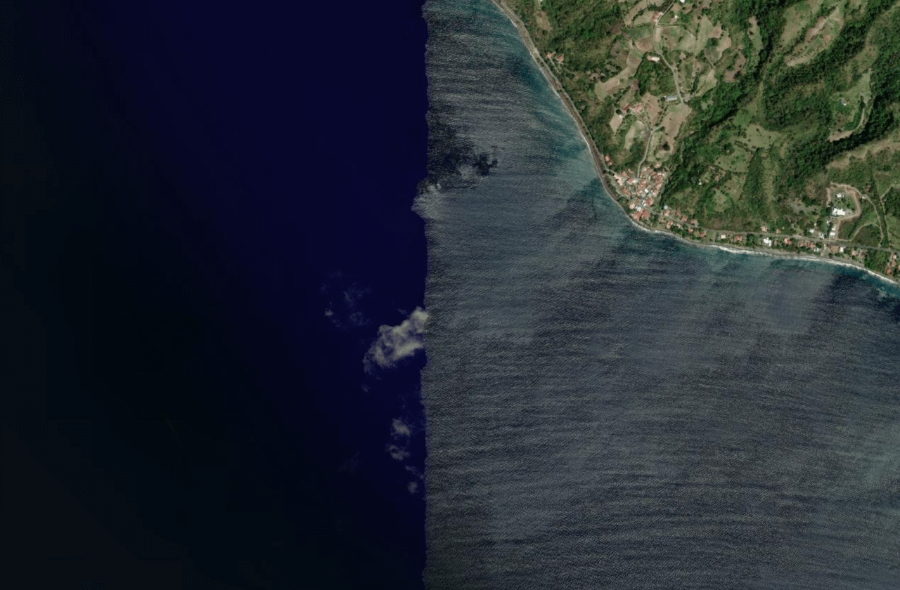 Satellite view of Anse Couleuvre