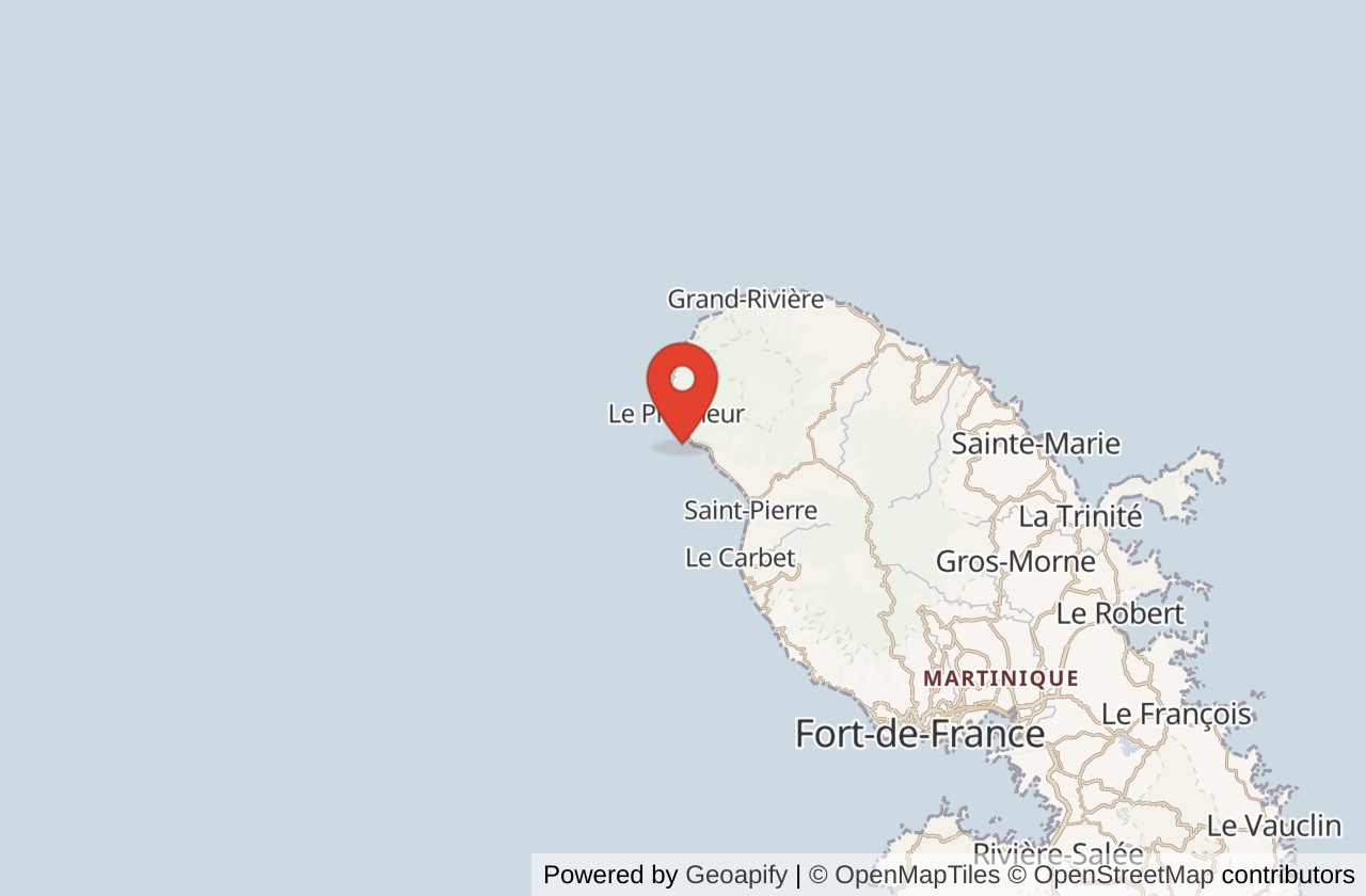 Map showing Anse Couleuvre location