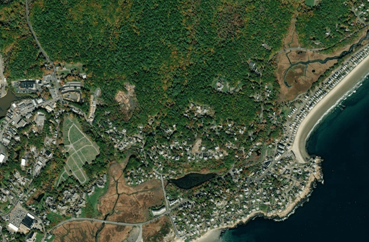 Satellite view of Good Harbor Beach