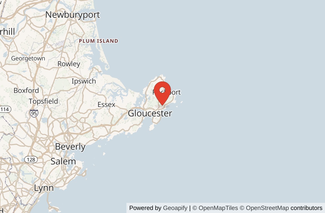 Map showing Good Harbor Beach location