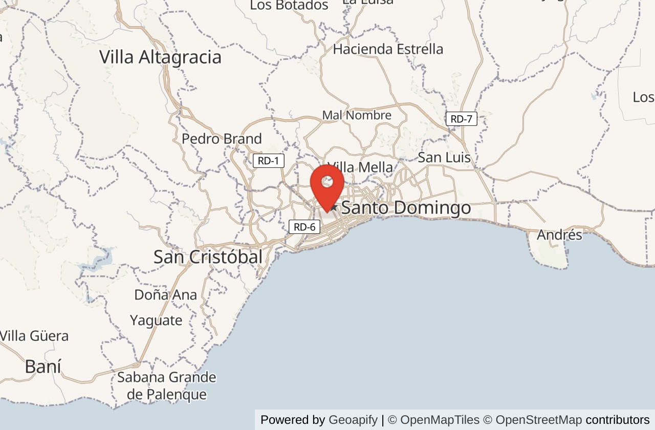 Map showing Guibia location