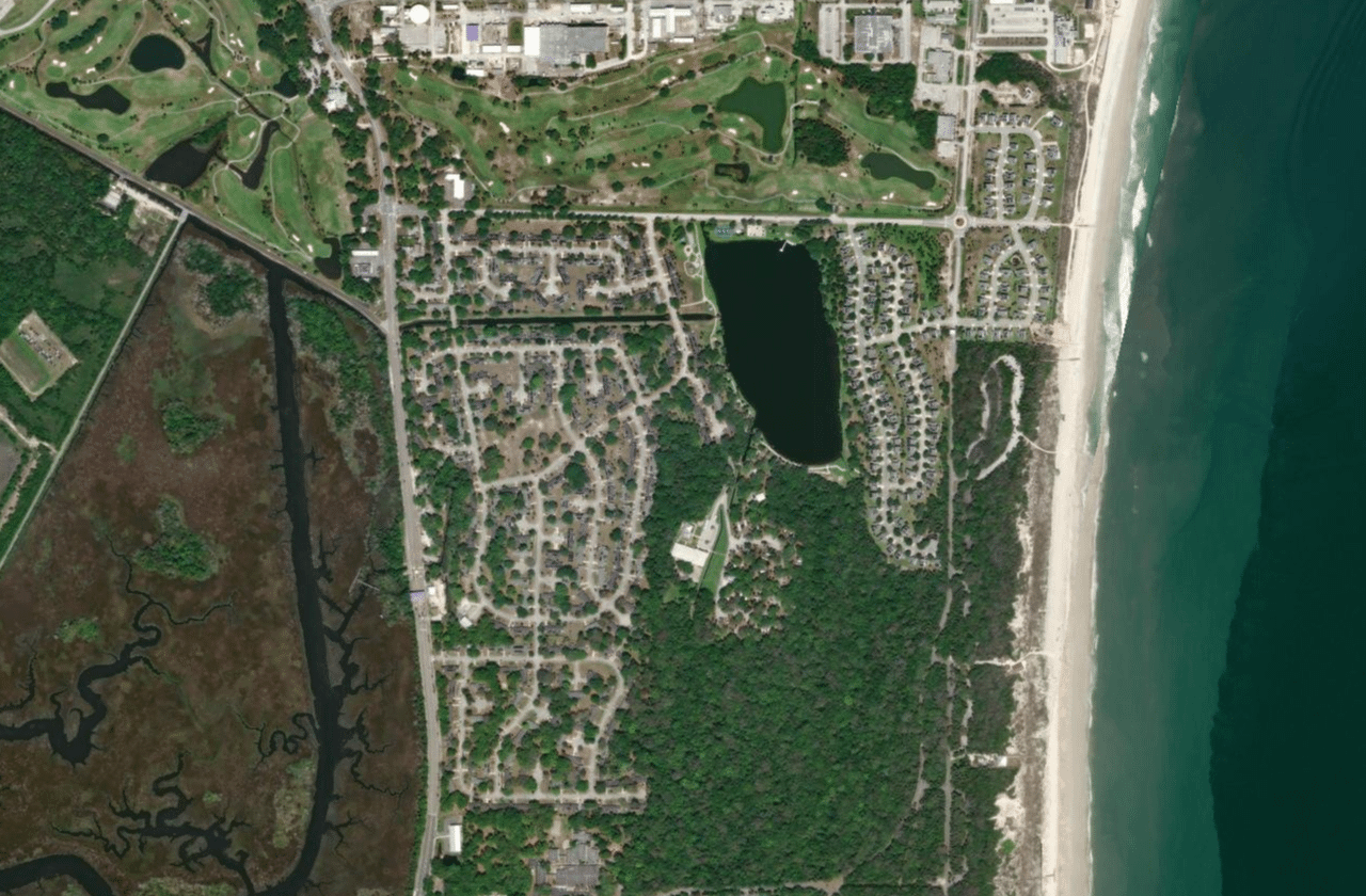 Satellite view of Hannah Park/Mayport Poles