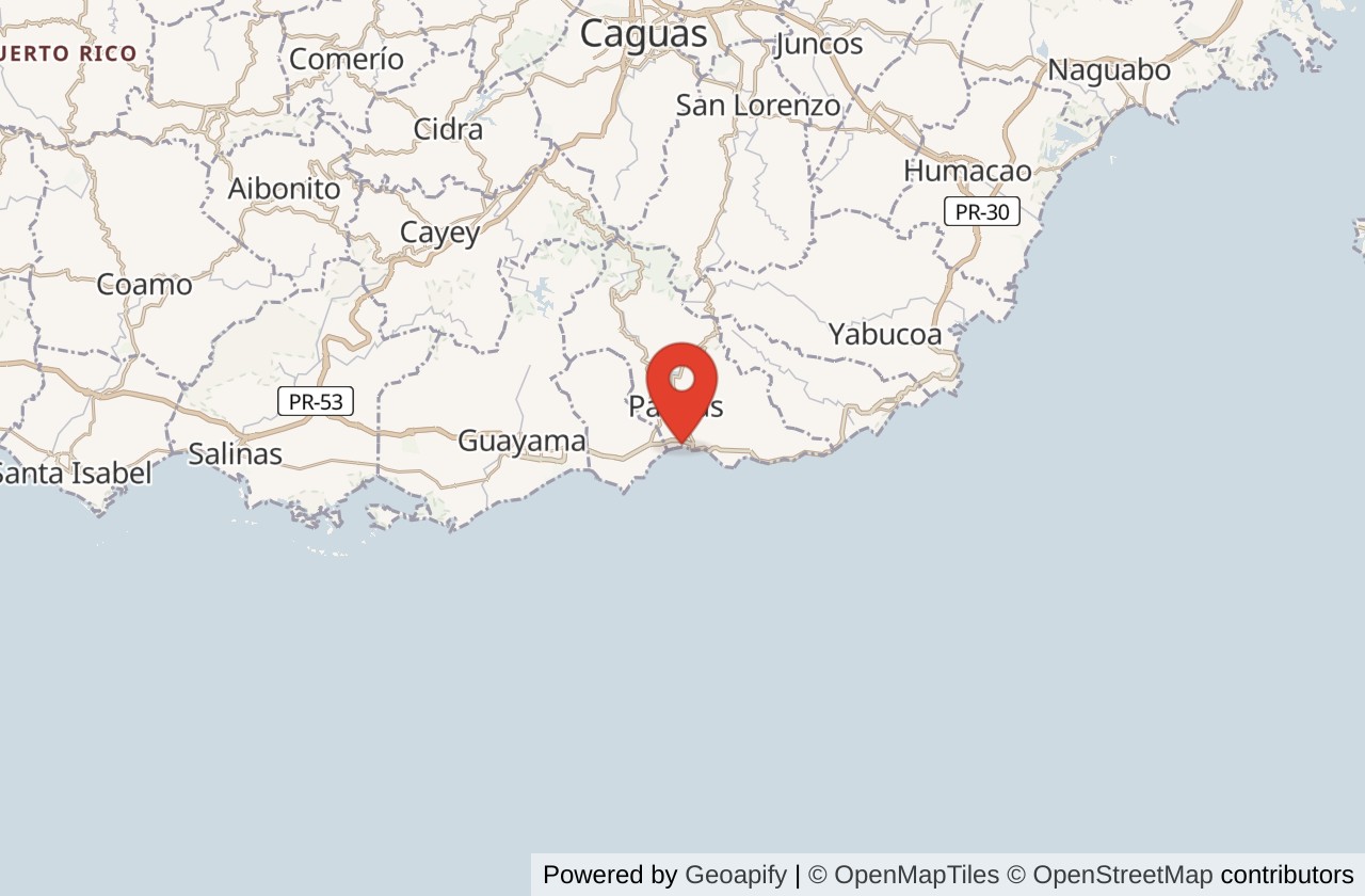 Map showing Inches location