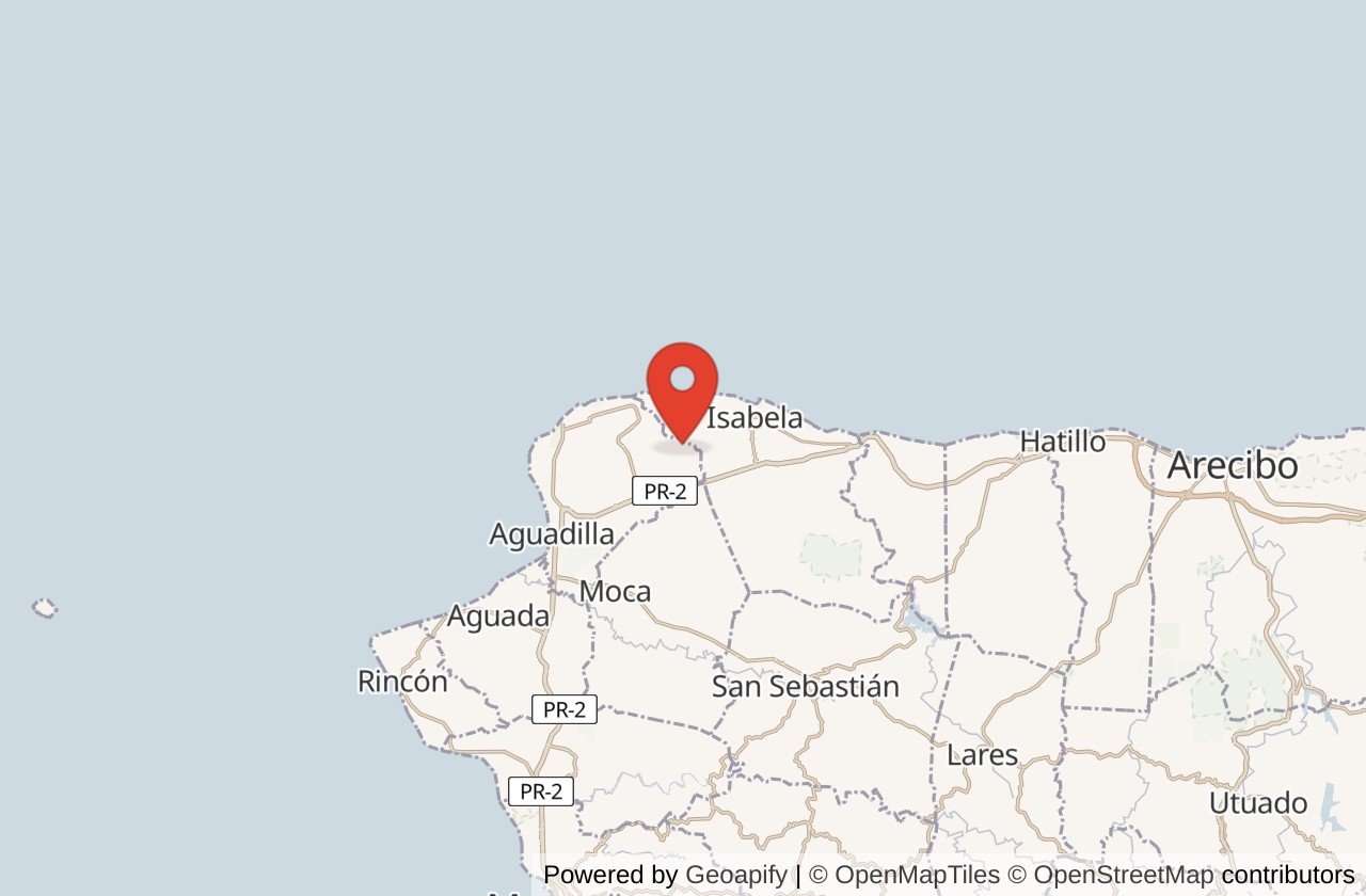 Map showing Jobos location