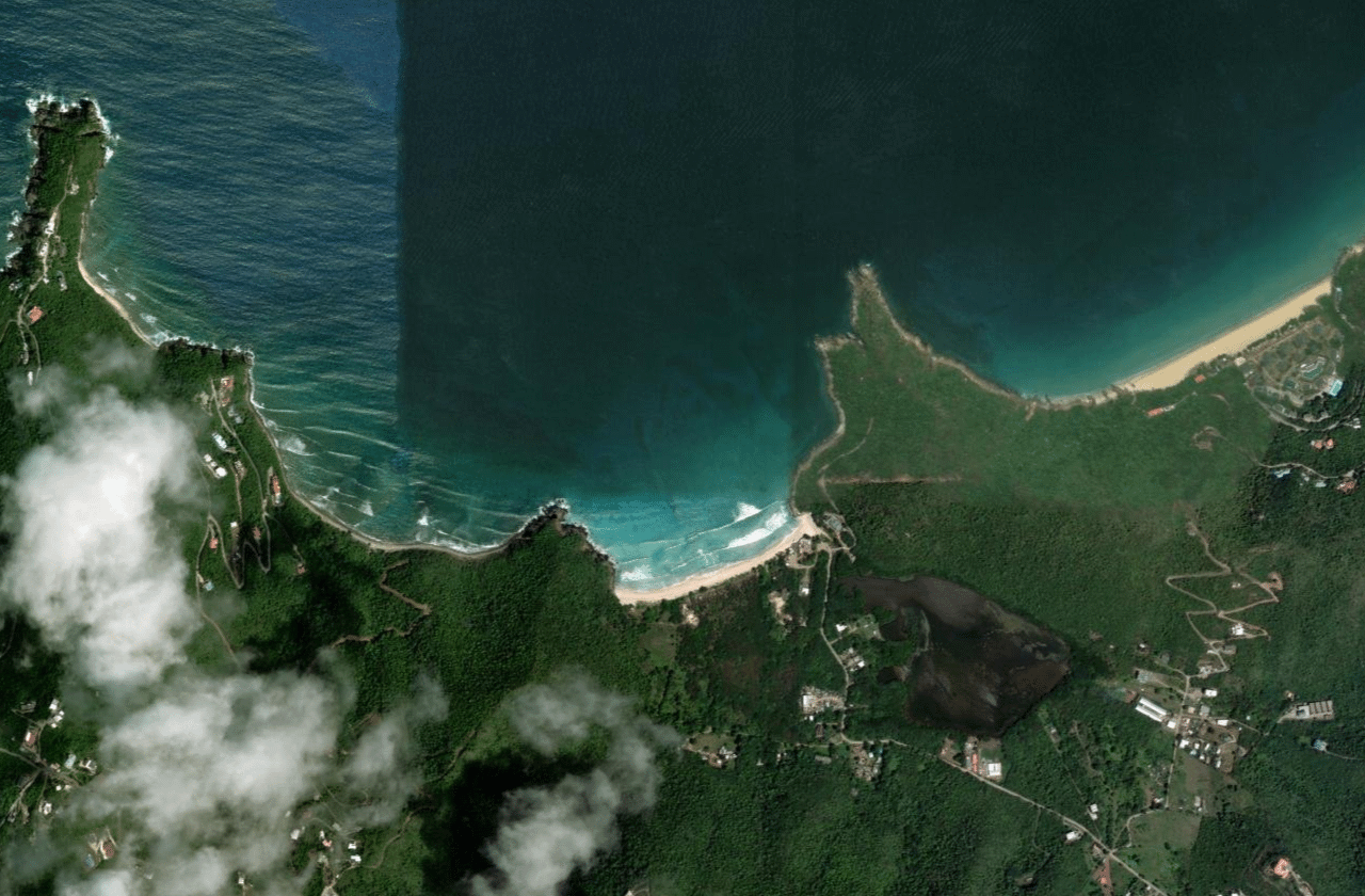 Satellite view of Josiah's Bay