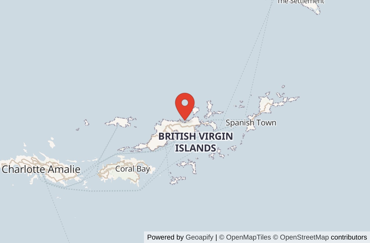 Map showing Josiah's Bay location