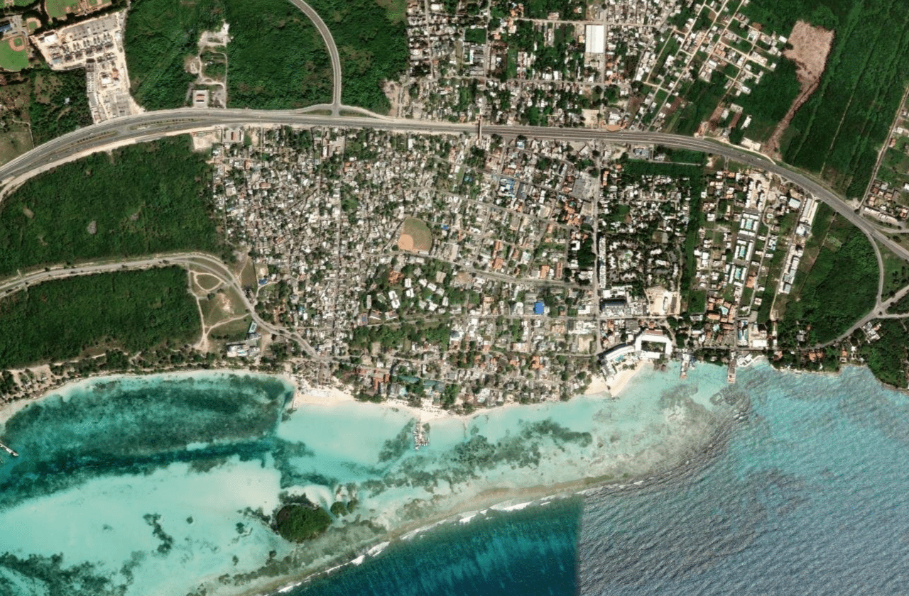 Satellite view of La Boya