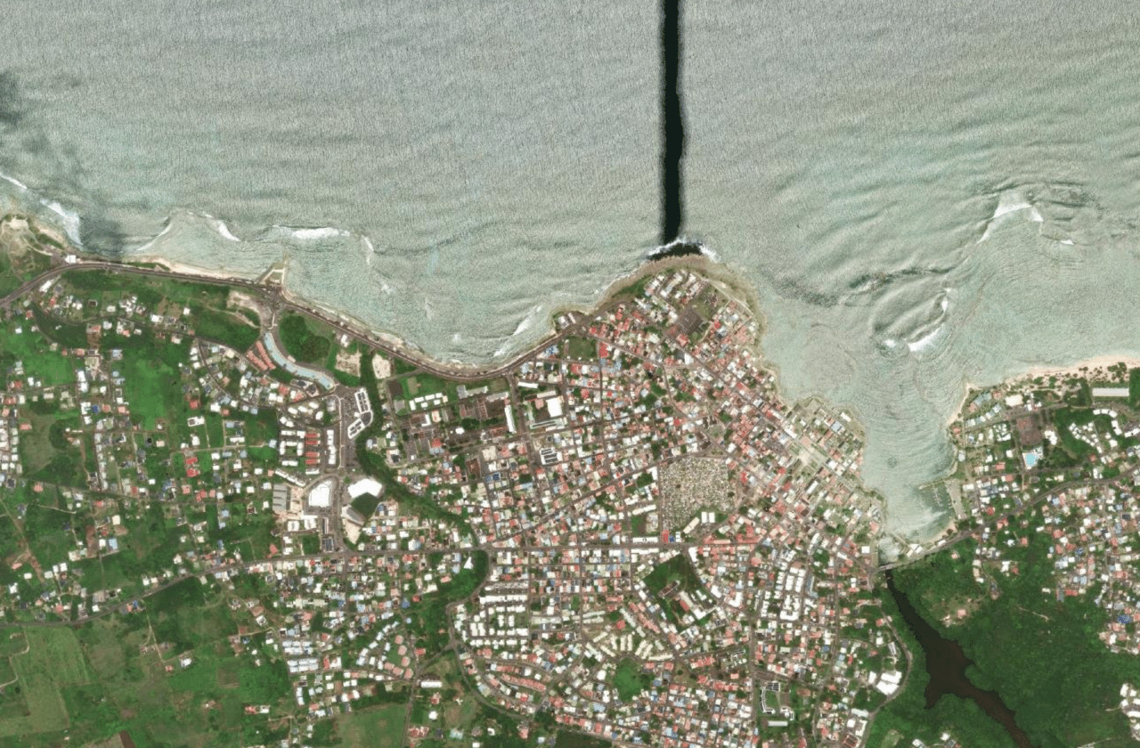 Satellite view of Le Moule