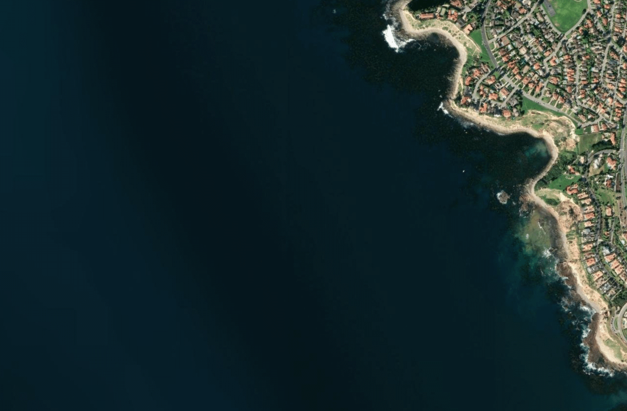 Satellite view of Lunada Bay