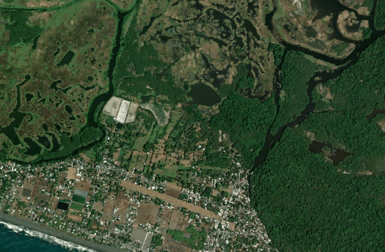 Satellite view of Monterrico