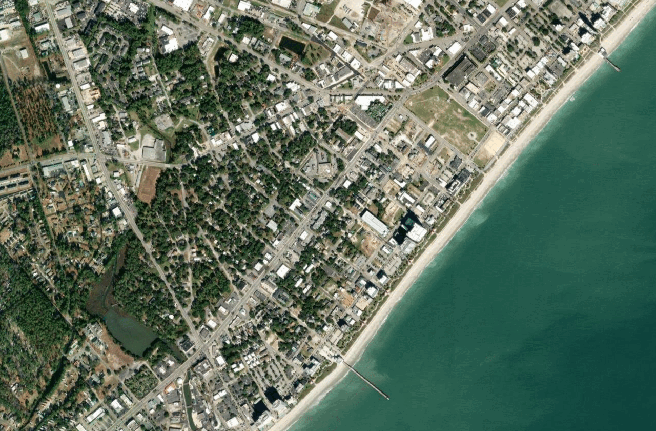 Satellite view of Myrtle Beach - Pier 14
