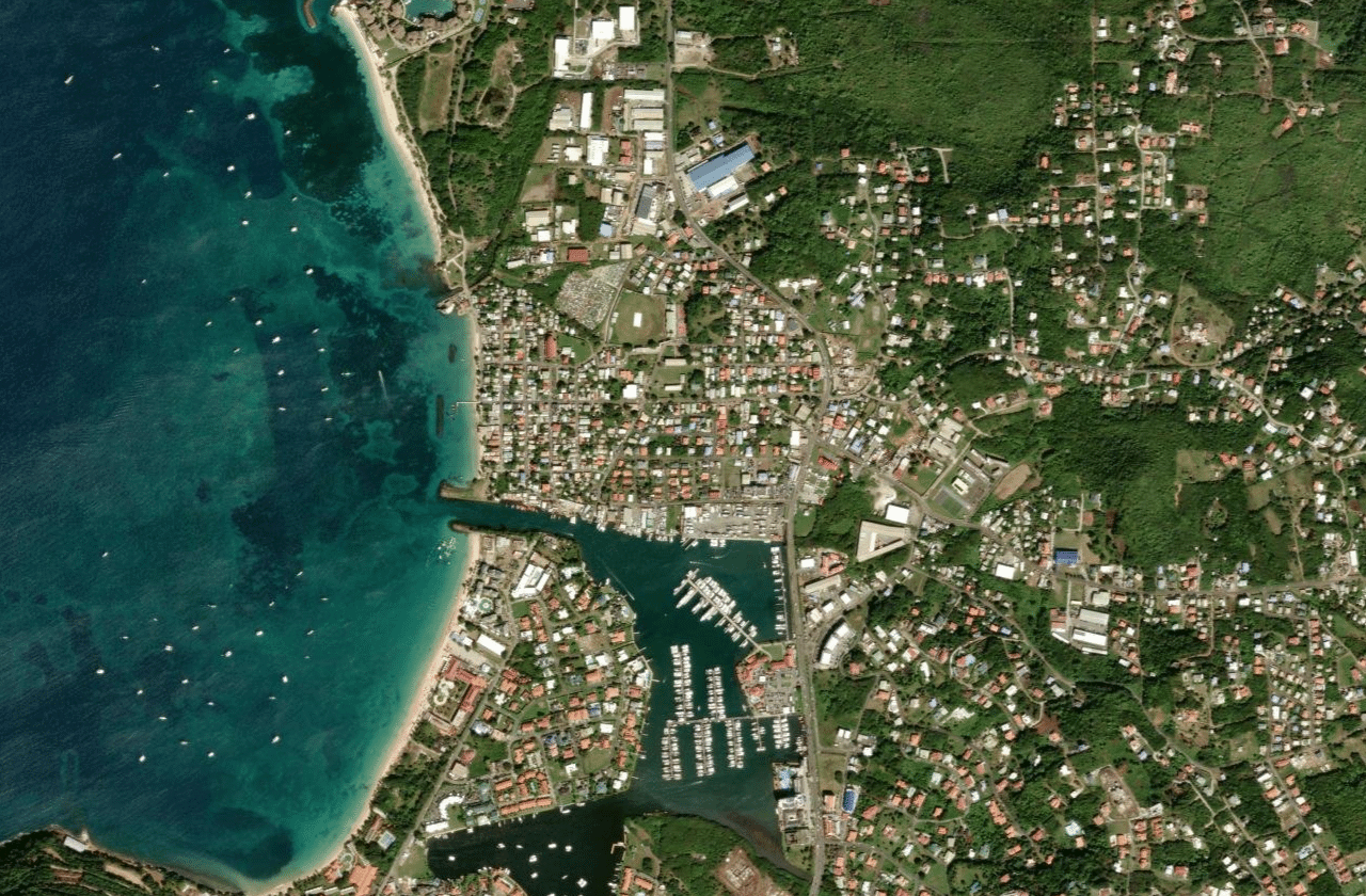 Satellite view of Pigeon Point