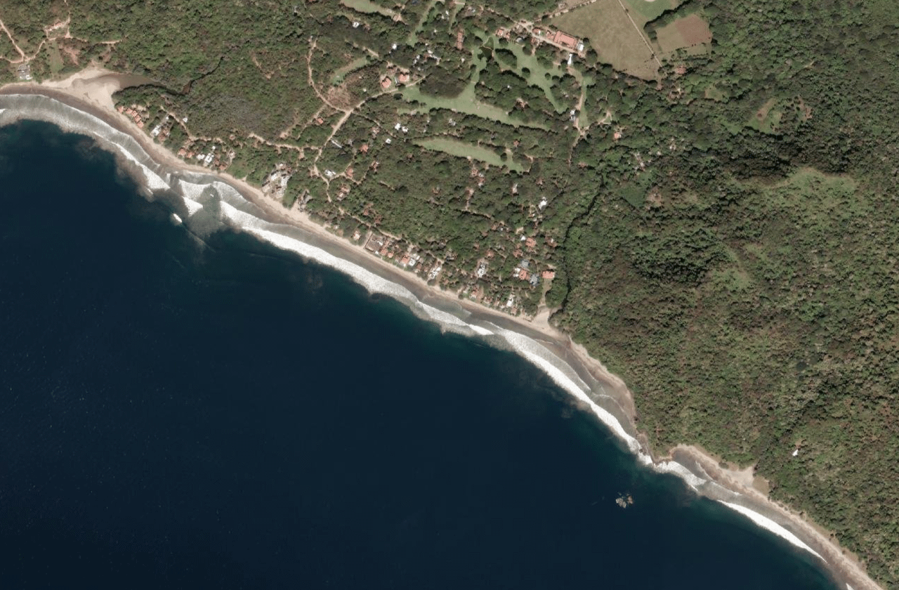 Satellite view of Playa Colorado
