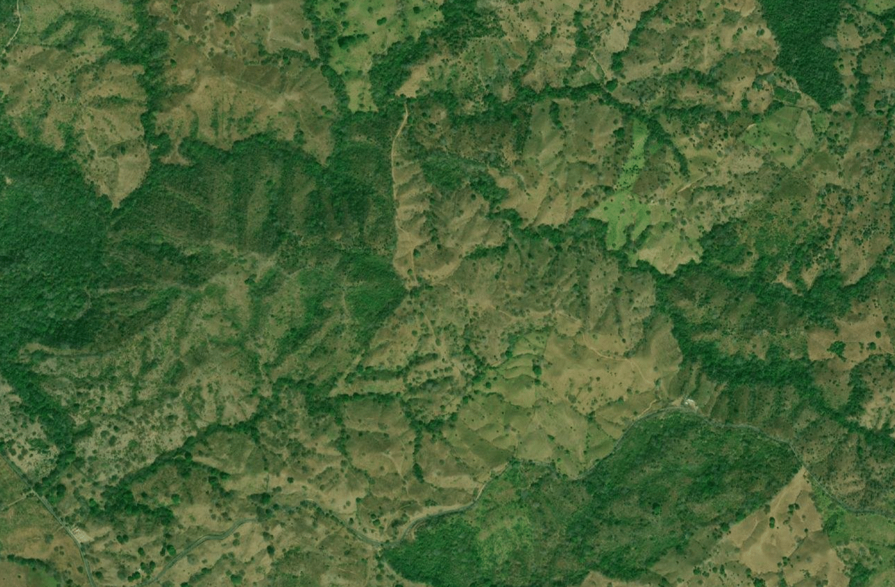 Satellite view of Playa Venao