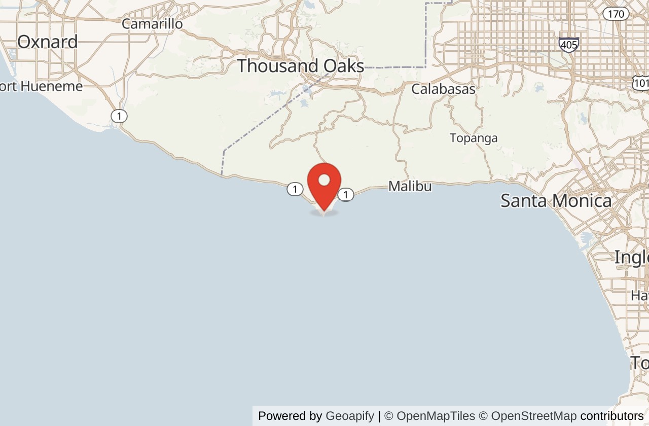 Map showing Point Dume (Little Dume) location