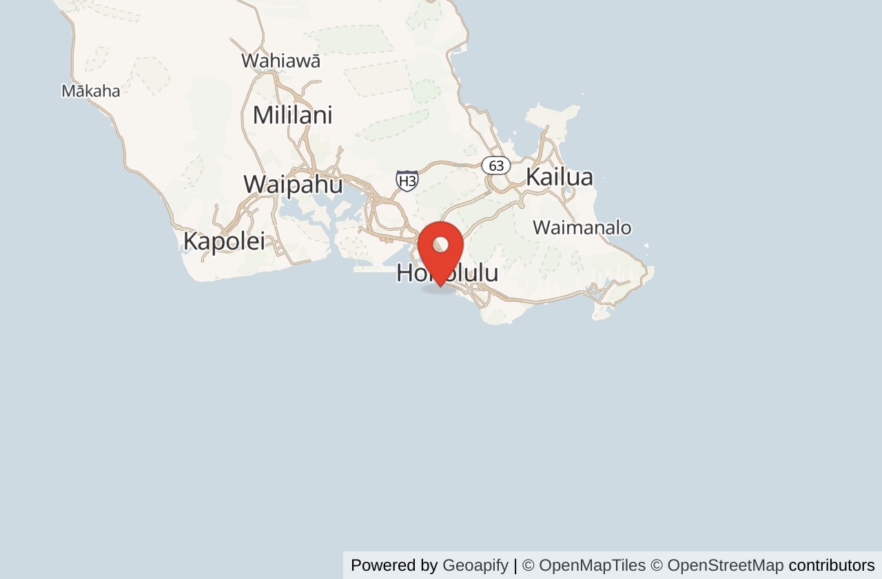 Map showing Point Panic location