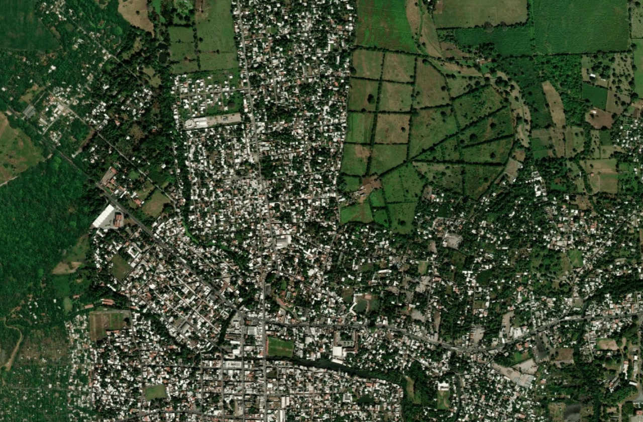 Satellite view of Puerto San Jose