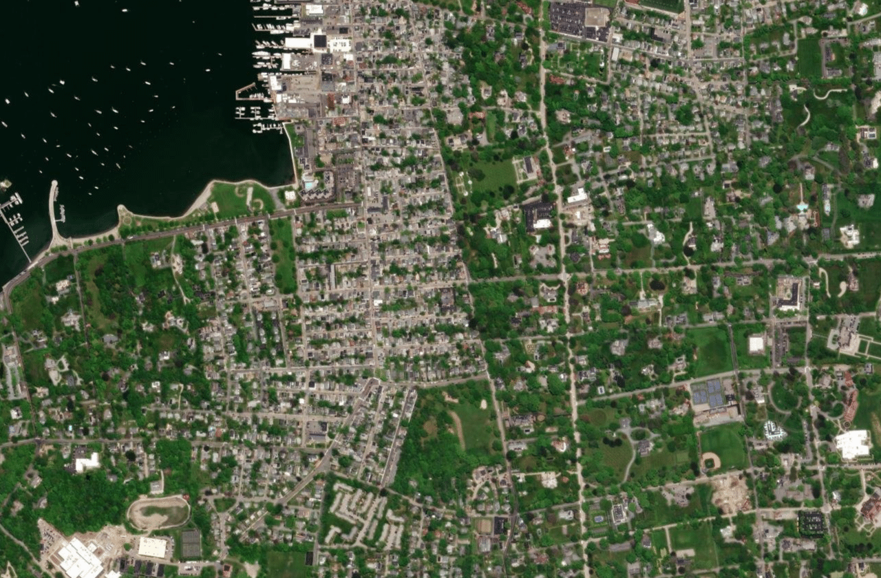 Satellite view of Ruggles (Newport)