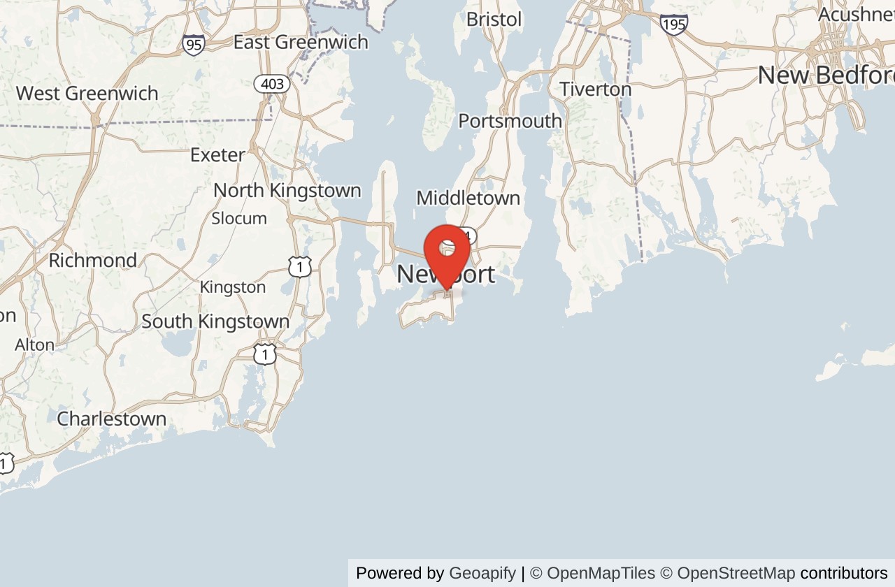 Map showing Ruggles (Newport) location