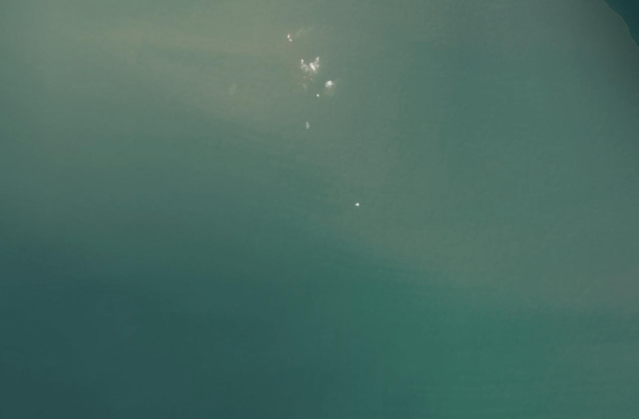Satellite view of S-Turns (Cape Hatteras)
