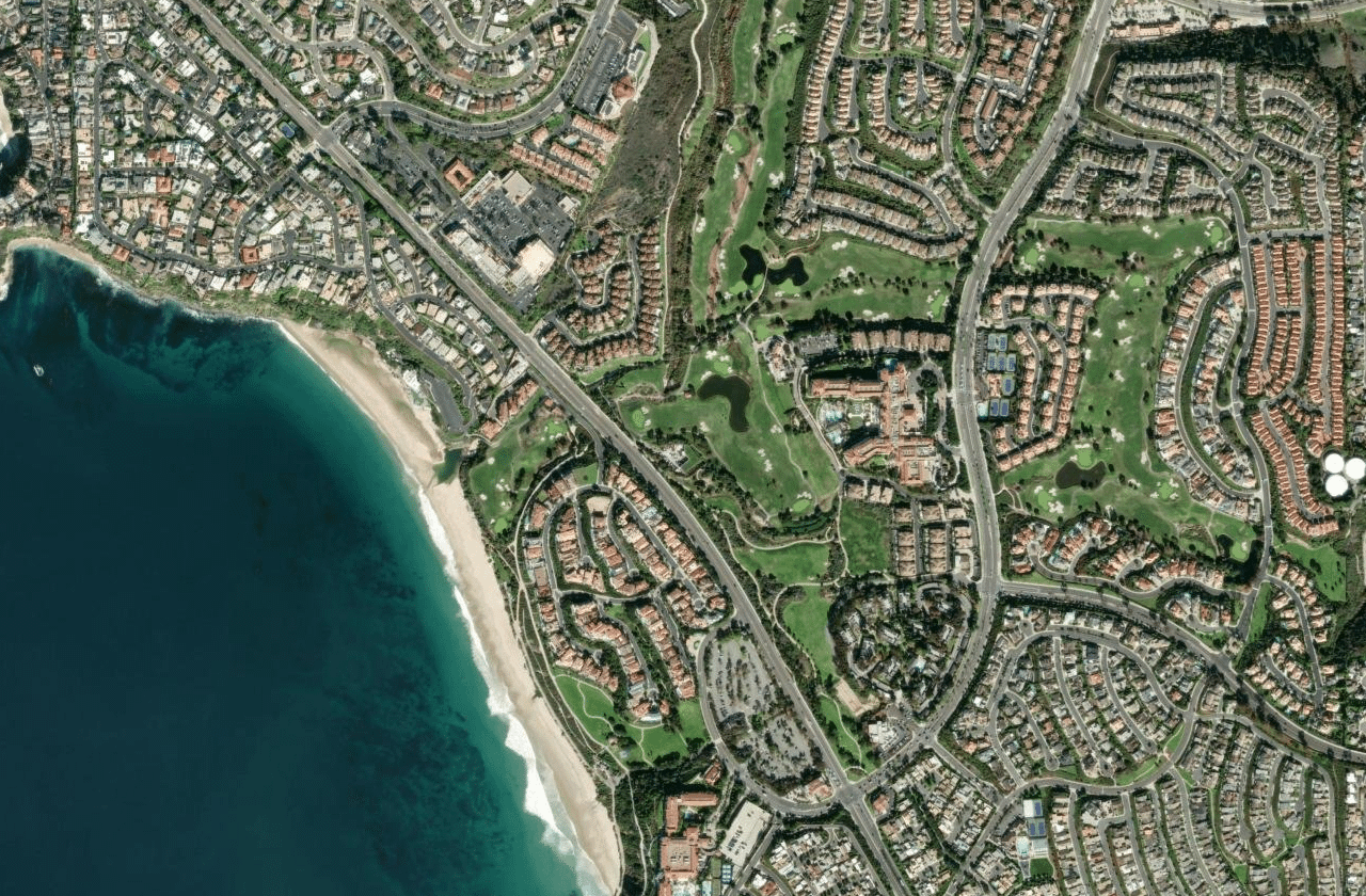 Satellite view of Salt Creek