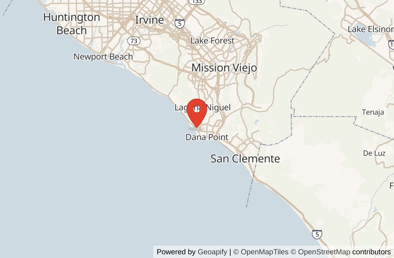 Map showing Salt Creek location