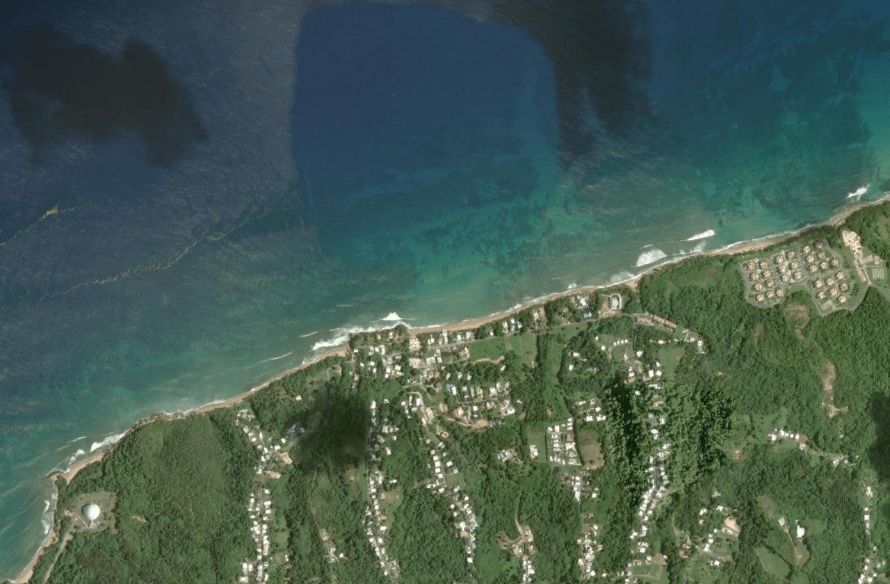 Satellite view of Sandy Beach (Rincon)