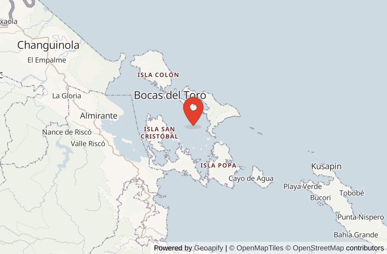 Map showing Silverbacks location