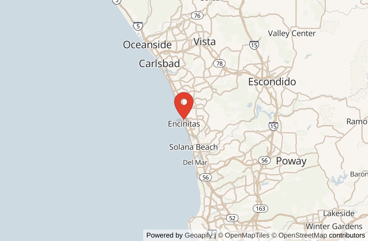 Map showing Swamis location
