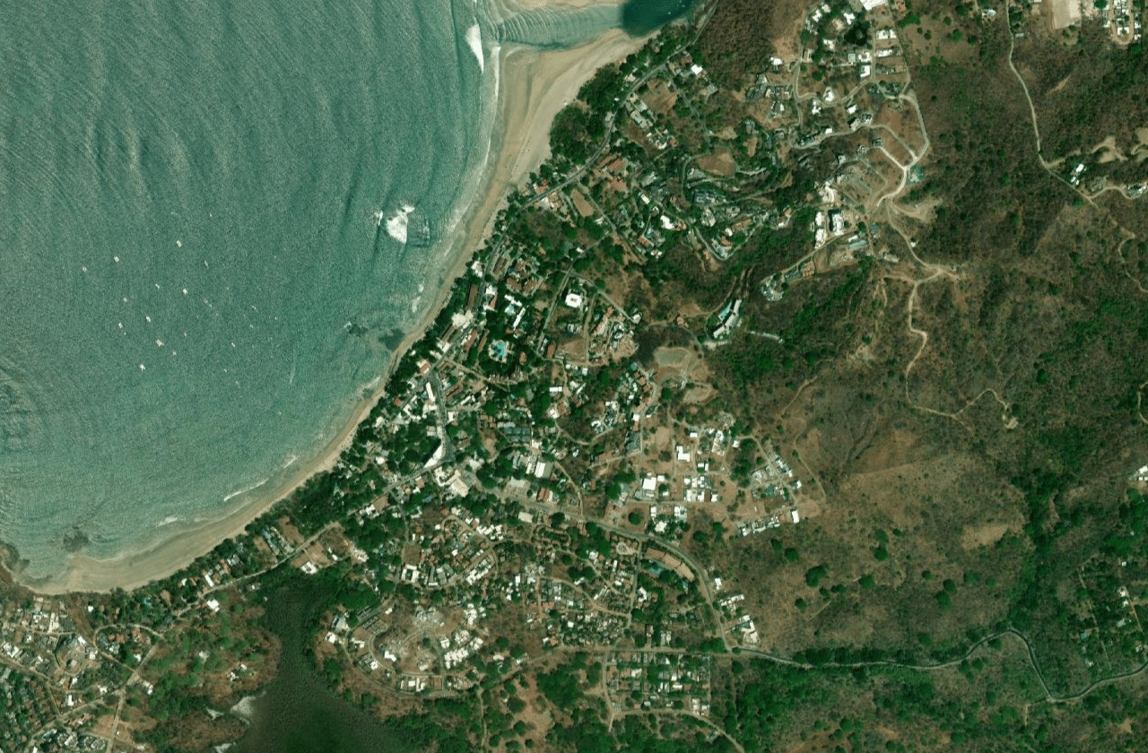 Satellite view of Tamarindo