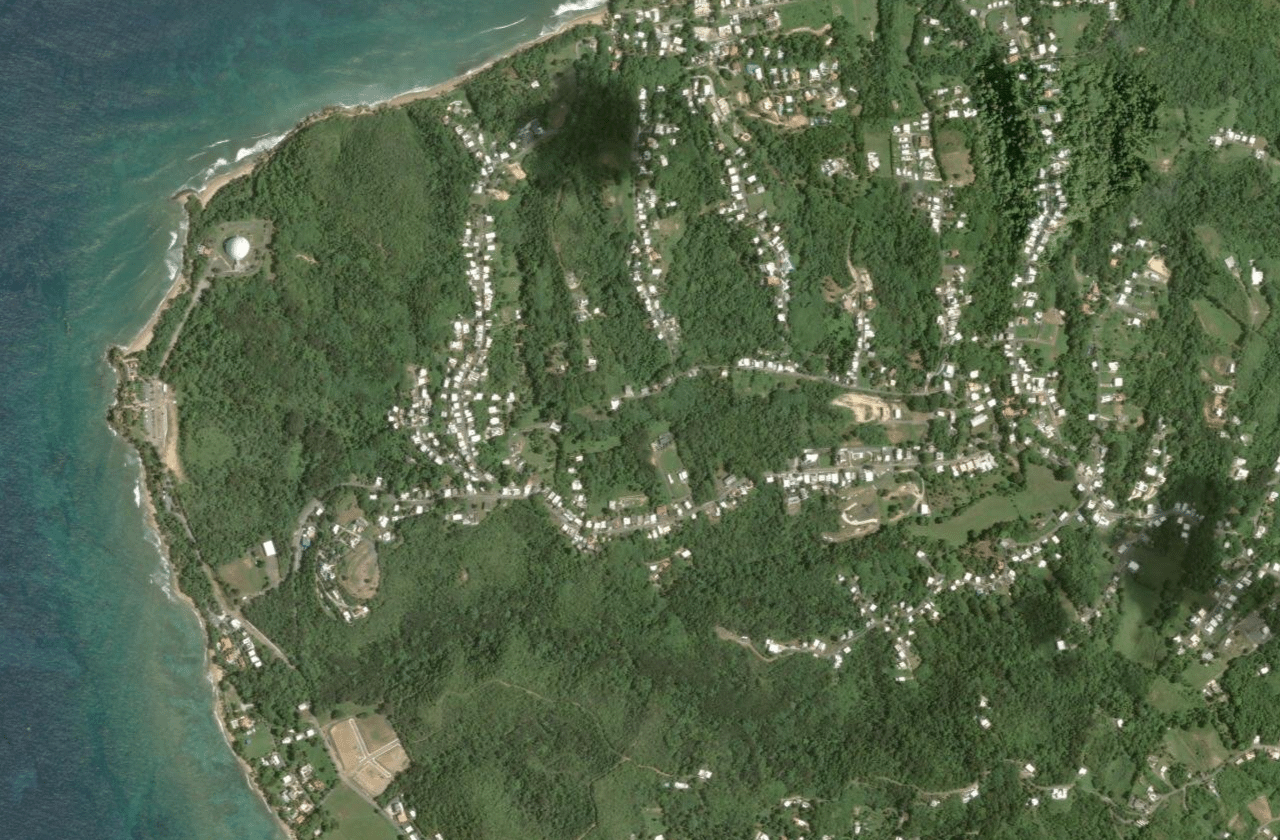 Satellite view of Tres Palmas (Rincon)