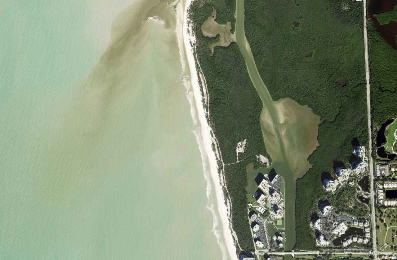 Satellite view of Wiggins Pass