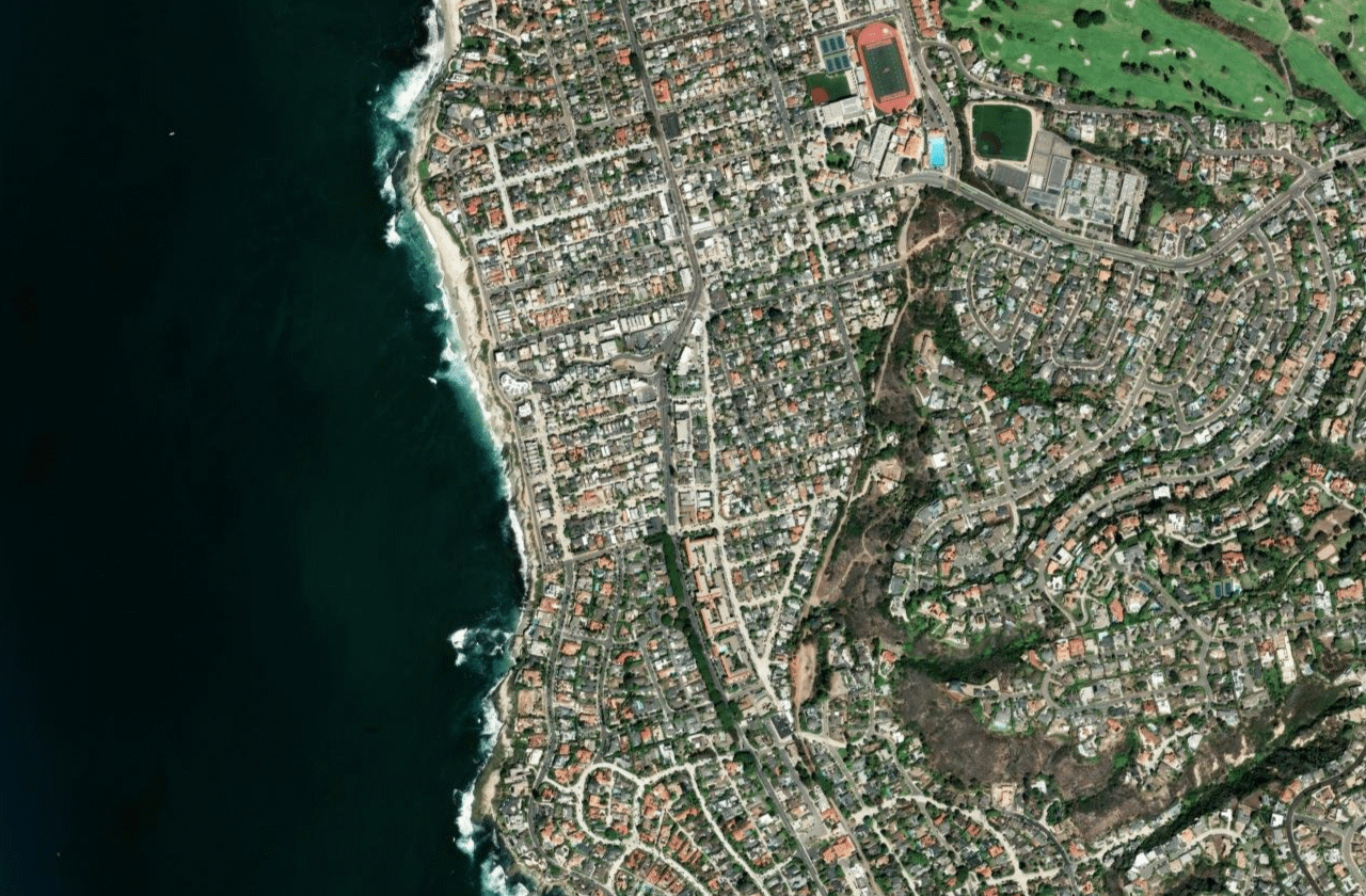 Satellite view of Windansea