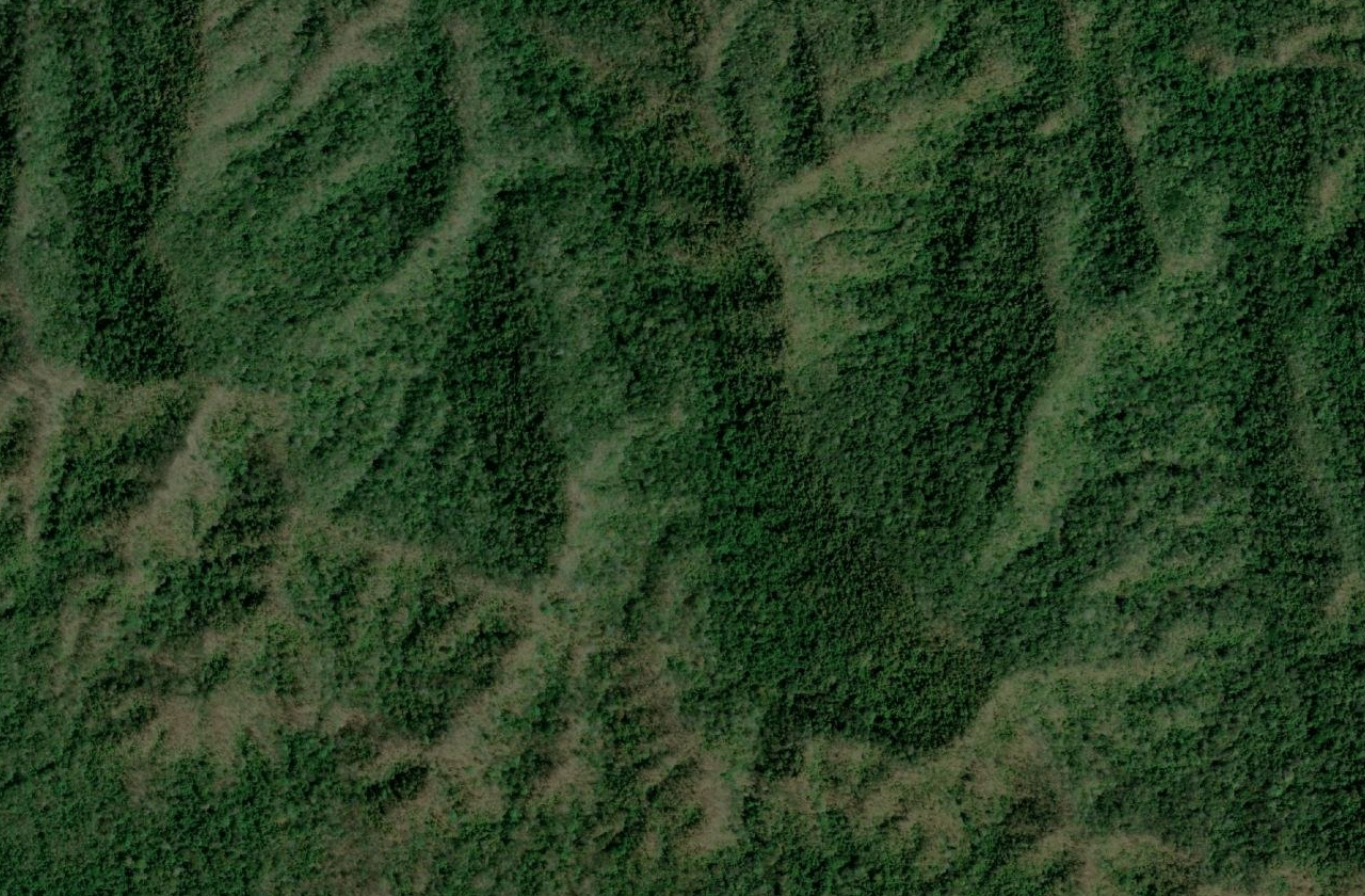Satellite view of Witch's Rock (Roca Bruja)